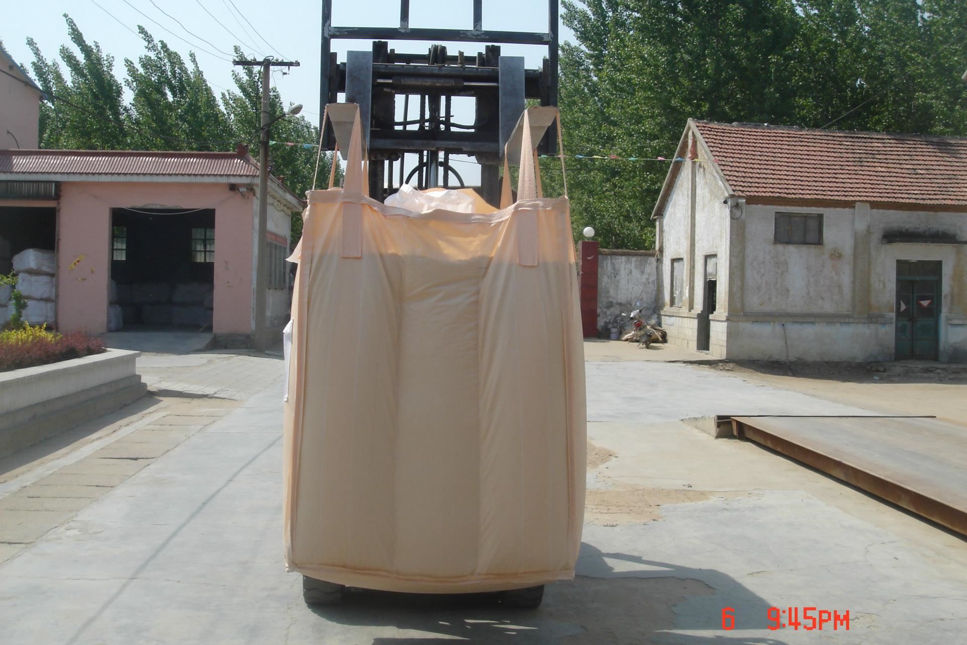 Naaimethode van plastic containerzak: